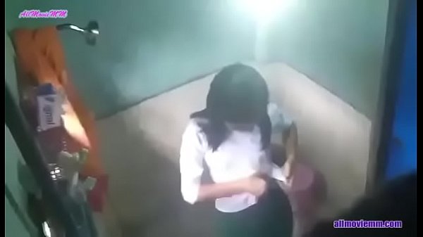 Myanmar student  girl showering