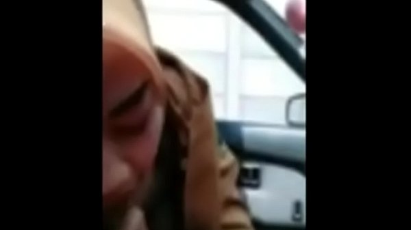 Malay tudung office worker pretty girl fingered in car